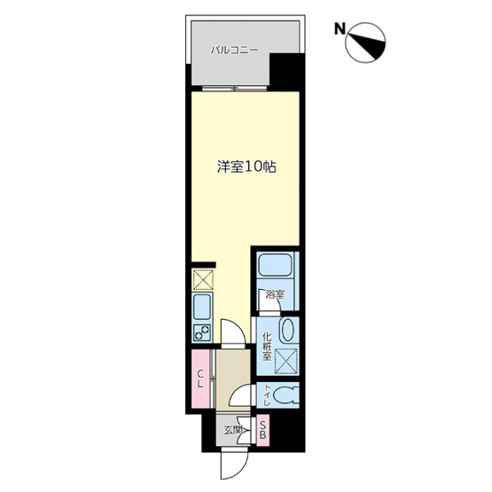 【間取り】 | 仲介手数料半額！HPには初期費用掲載！「プライスホーム」で検索！アプロ住吉レジデンス
