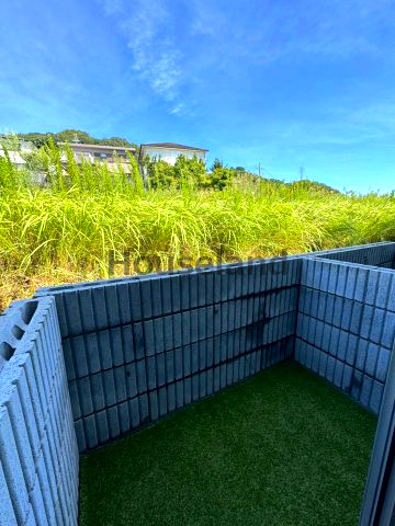 TJ鳴神2　C棟のバルコニー