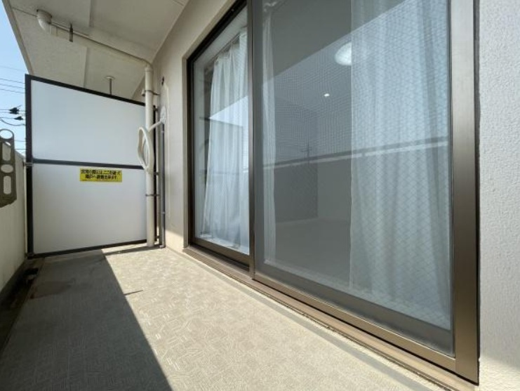 勝田台パークホームズ弐番館のバルコニー|広々としたバルコニーです