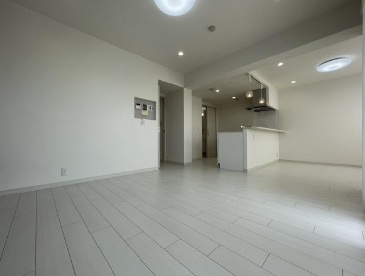 勝田台パークホームズ弐番館の居間・リビング|おしゃれな居間です