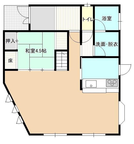【間取り】 | 香南市野市町母代寺 | １階