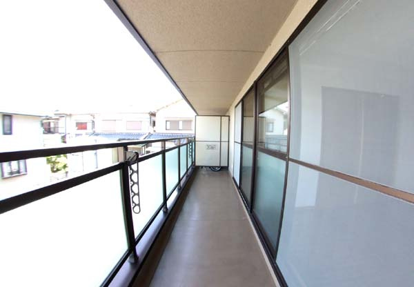 パピヨン565のバルコニー|広々としたバルコニーです