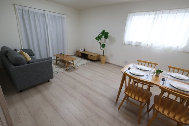 《仲介手数料無料》北区吉野町２丁目191-14新築一戸建てハートフルタウンの居間・リビング