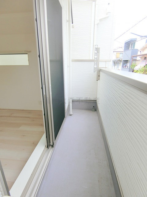 Kolet蒲田南＃08のバルコニー|2階リビングのバルコニー