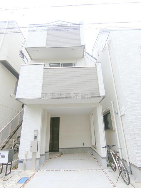 Kolet蒲田南＃08の外観|2022年11月築　木造地上3階建てペット可駐車場付戸建て賃貸ファミリータイプ
東京都大田区西六郷1丁目　京浜急行本線雑色駅最寄り徒歩8分.JR京浜東北線蒲田駅徒歩15分