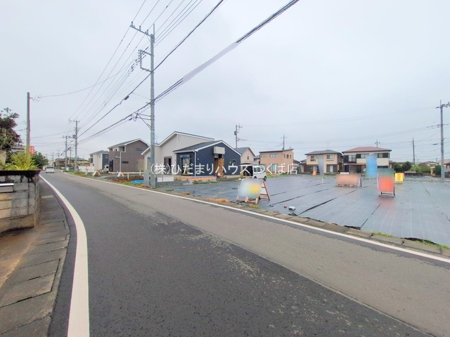 【前面道路含む現地写真】 | 土浦市板谷4丁目25-P1　新築戸建　9号棟 | 10/16撮影