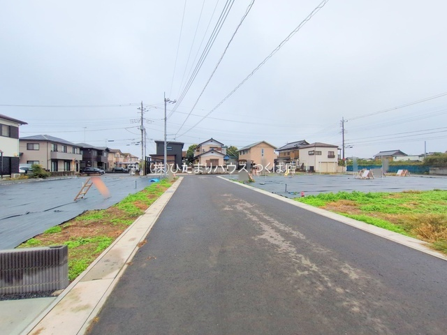 【前面道路含む現地写真】 | 土浦市板谷4丁目25-P1　新築戸建　16号棟 | 10/16撮影