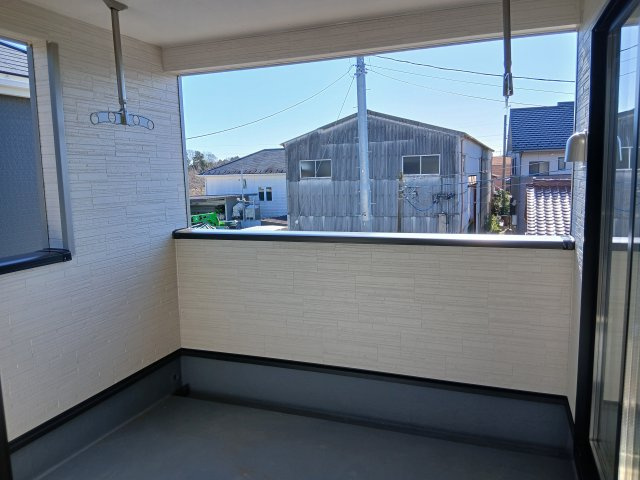 【バルコニー】 | 吉見町東野第20　 | ２号棟現地バルコニー（2026年01月06日）撮影