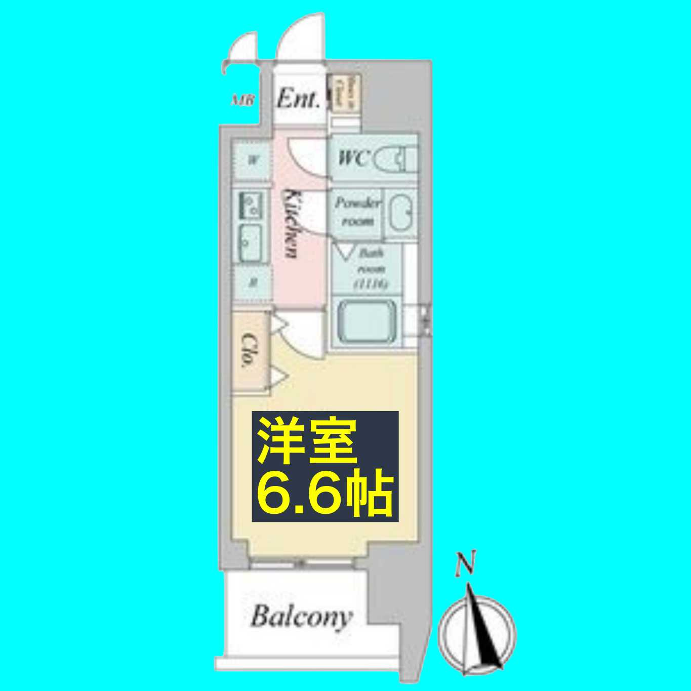 シーズンフラッツ千種の間取り
