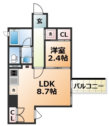 ネクストステージ神戸元町の間取り