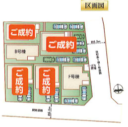 川越駅までバス10分の区画図|カースペース3台分