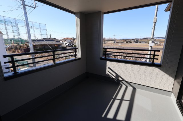《仲介手数料無料》西区大字宝来369-1新築一戸建てリーブルガーデンのバルコニー
