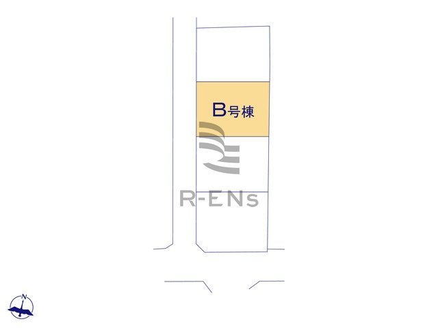 【区画図】 | 西東京市富士町６丁目　新築戸建て　B号棟 | 西武柳沢駅より徒歩8分の好立地に全4棟が誕生です