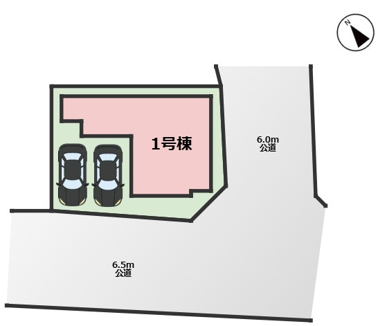 Terrechez緑区神沢1期｜名古屋市の戸建ならホームアップの区画図