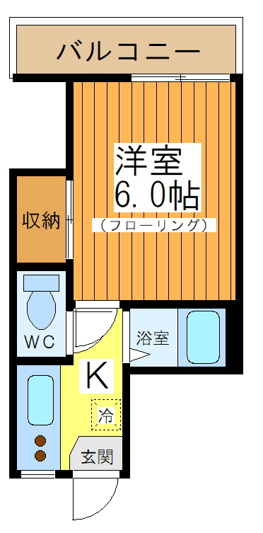 上保コーポの間取り