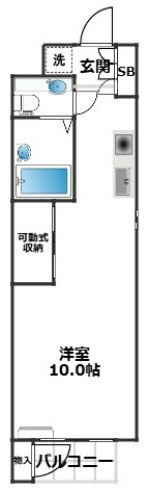 北沢スタディオスの間取り