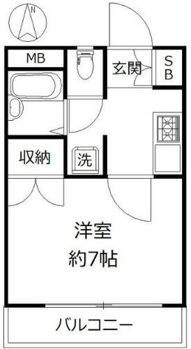 グランデッサ代沢の間取り