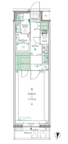 ガリシア笹塚の間取り