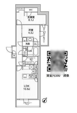 コンポジット渋谷初台の間取り