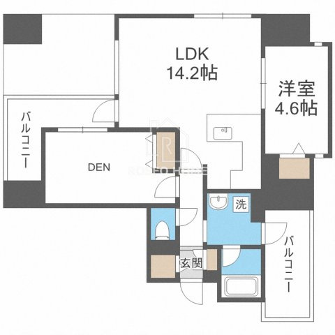 ジャスパ御堂筋本町の間取り