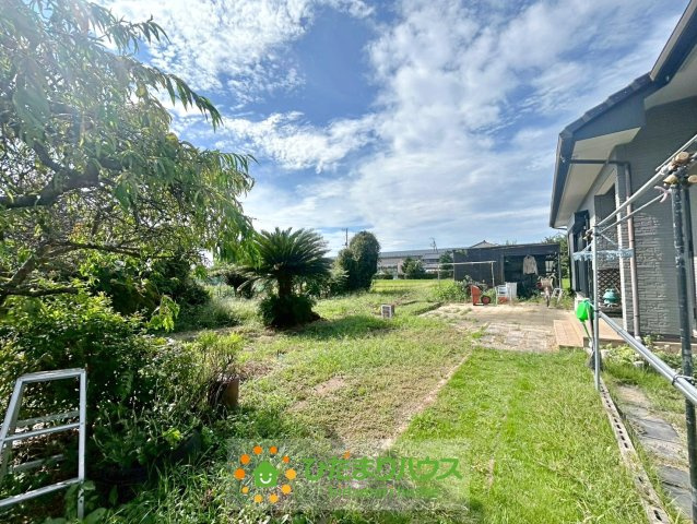 久喜市吉羽　中古一戸建ての庭