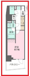 【間取り】 | エヌフラッツ三ノ輪