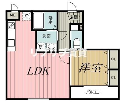 ミリアビタ長洲の間取り