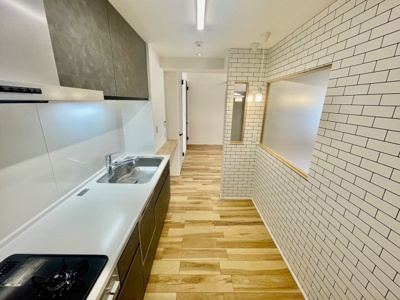 【キッチン】 | ダイアパレス舟入通り | 浄水器内蔵ハンドシャワー水栓（エコタイプ）