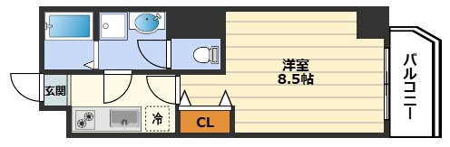 ES-Grande大阪同心の間取り