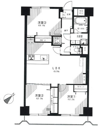【間取り】 | 葛西パークサイドハイツ