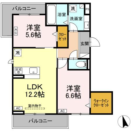 【間取り】 | Ｄ－ａｖａｎｃｅ上和田
