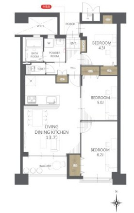【間取り】 | スカイハイツ新町 | ☆間取り図☆