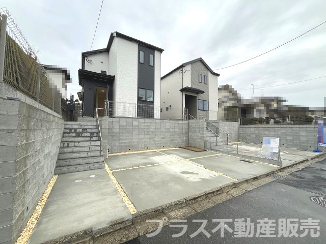 【外観】 | 福岡市東区美和台5丁目第1　A号棟（全2棟）【仲介手数料無料・0円】 | 建築中の物件は、お近くのモデルハウスも一緒にご覧頂けます。