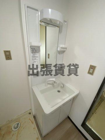 仲介手数料0円！！ハイツ第一やまびこの独立洗面台