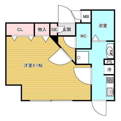 サムティ江坂レガーロの間取り