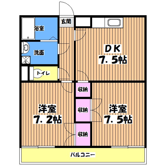 【間取り】 | アンプルールフェールメルベェイユー