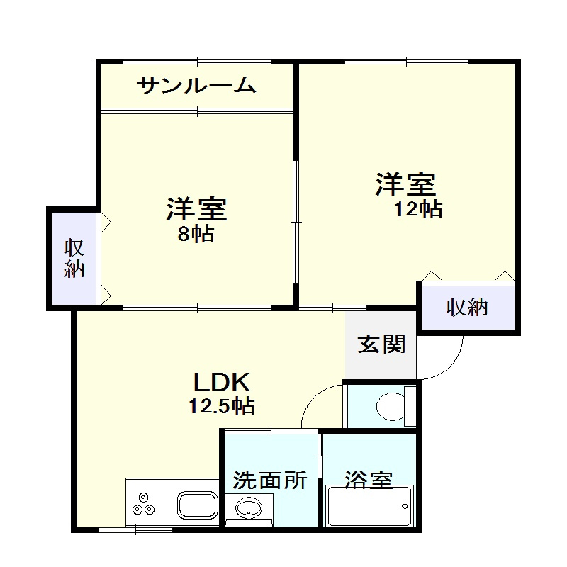 マイライフ駅南の間取り