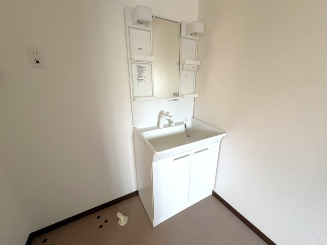 茂原市上永吉のアパートの独立洗面台