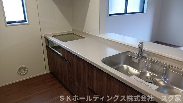 舞鶴市七日市２期１号棟のキッチン