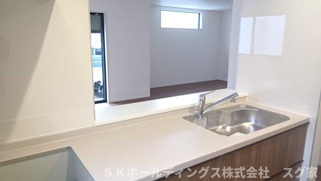 舞鶴市七日市２期１号棟のキッチン