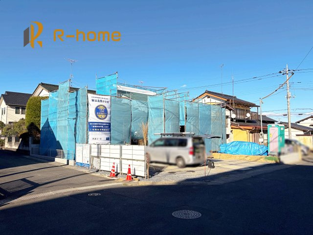 第1石岡市茨城　新築戸建て　1号棟の外観|ご予約を頂ければ、『平日』はもちろん『早朝』や『夜間』もご見学可能です♪お気軽にお申し付けください♪