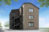 【外観パース】 | アザーレ・パッシオ本厚木A | 外観パースです。