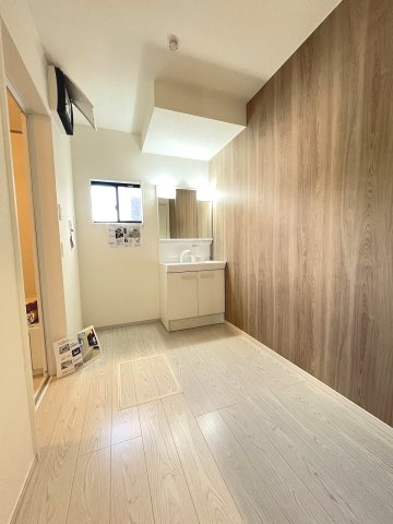 【洗面所】 | 福岡市東区雁の巣1丁目3期　1号棟（全1棟）【仲介手数料無料・0円】 | 現地写真。