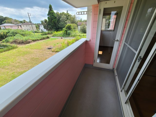 東金市下谷貸家のバルコニー