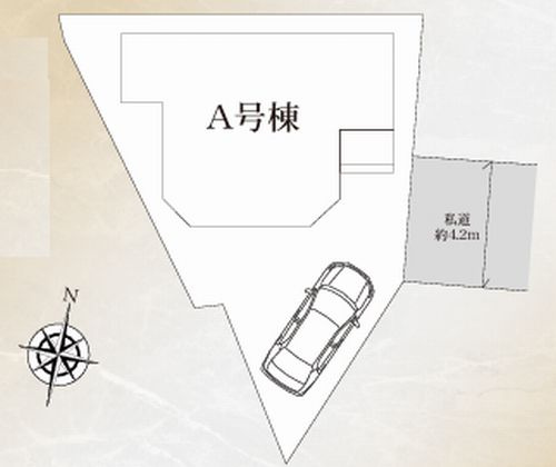 【区画図】 | 【仲介手数料０円】座間市栗原中央5丁目　新築一戸建て | 【仲介手数料０円】座間市栗原中央5丁目　新築一戸建て
