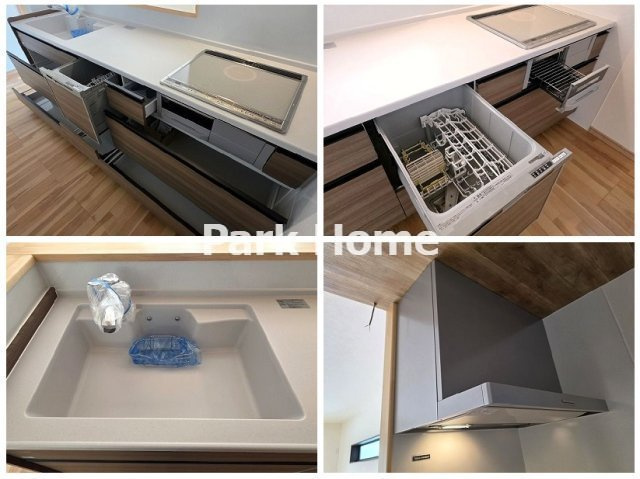 高知市鴨部　新築戸建てのキッチン|食器洗浄乾燥機付きシステムキッチン