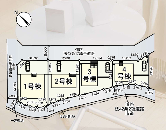 【区画図】 | 前橋市青柳町第26　3号棟