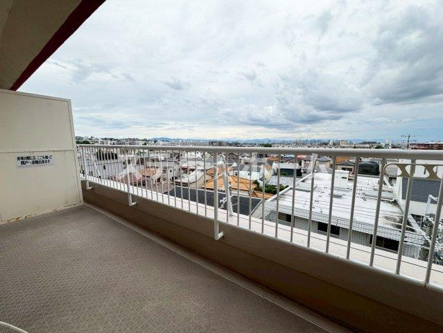 シーアイマンション豊中上野のバルコニー|バルコニーがあります