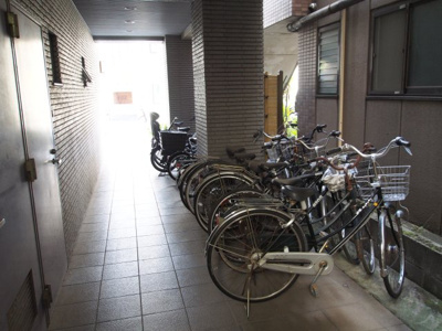 【その他共用部分】 | たけやビル | 自転車置き場です