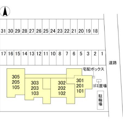 すずらんの区画図